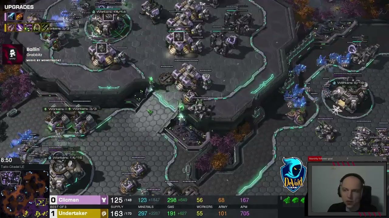 DeVoid GSCQ #1, Upper bracket semifinals, BO3, ClickMan vs Undertaker