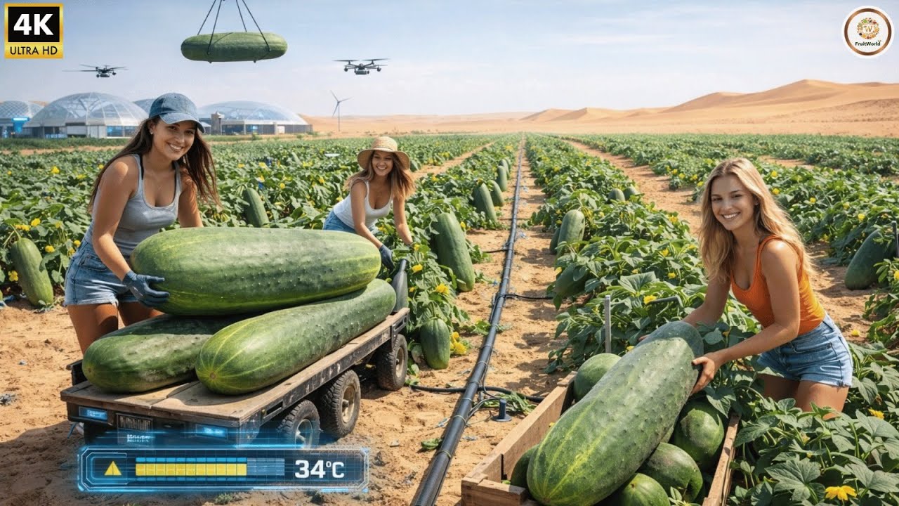 Growing Cucumbers in the Desert: The Results Will Surprise You