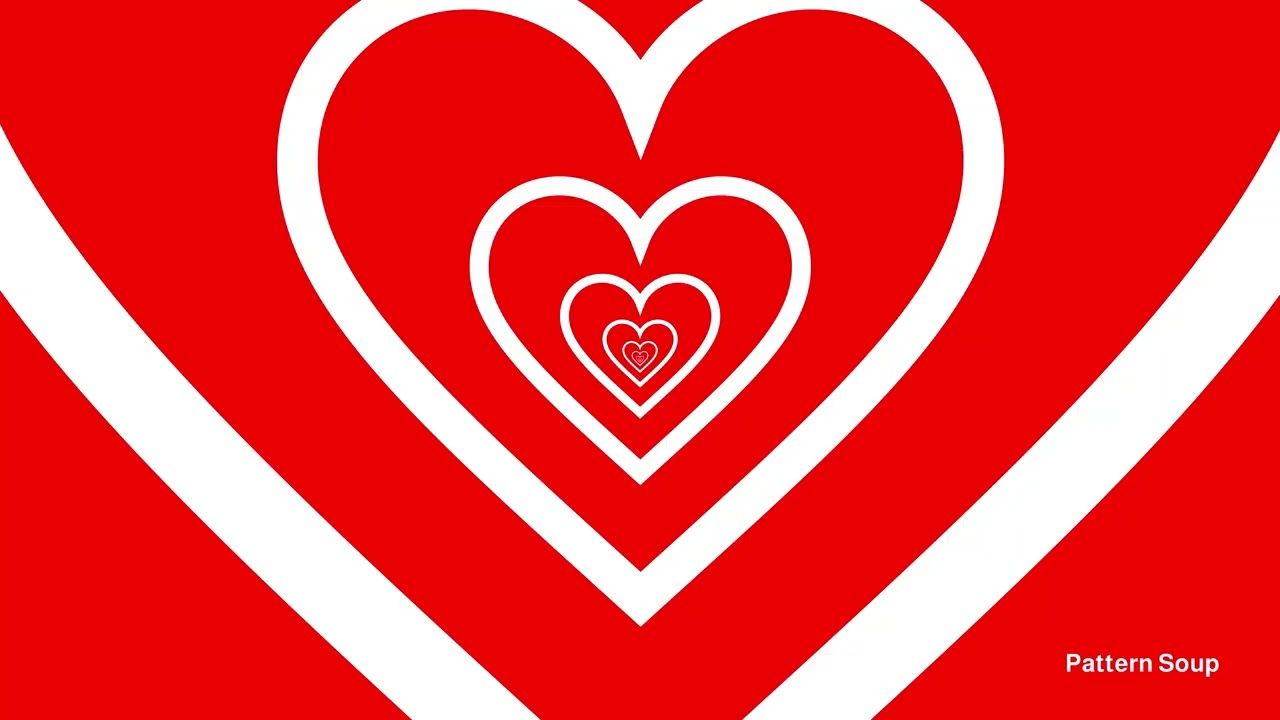 Hypnotizing Hearts | 4K Ambient Animation | 1-Hour