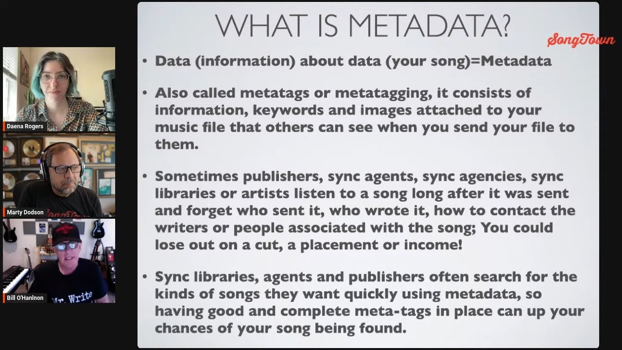 How to Ramp Up Your Metadata Game: A must-watch guide for songwriters!