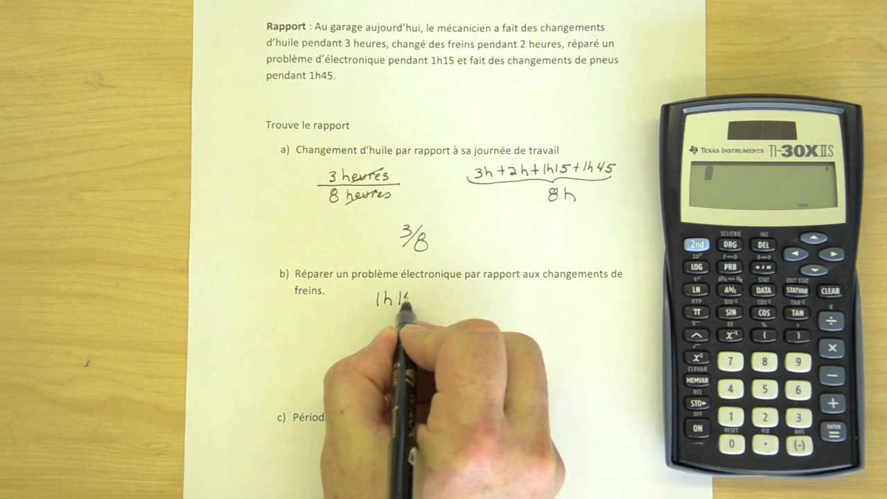 Comment trouver un rapport