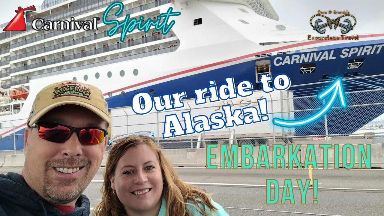 Let's go to Alaska! Embarkation Day | Carnival Spirit 2023