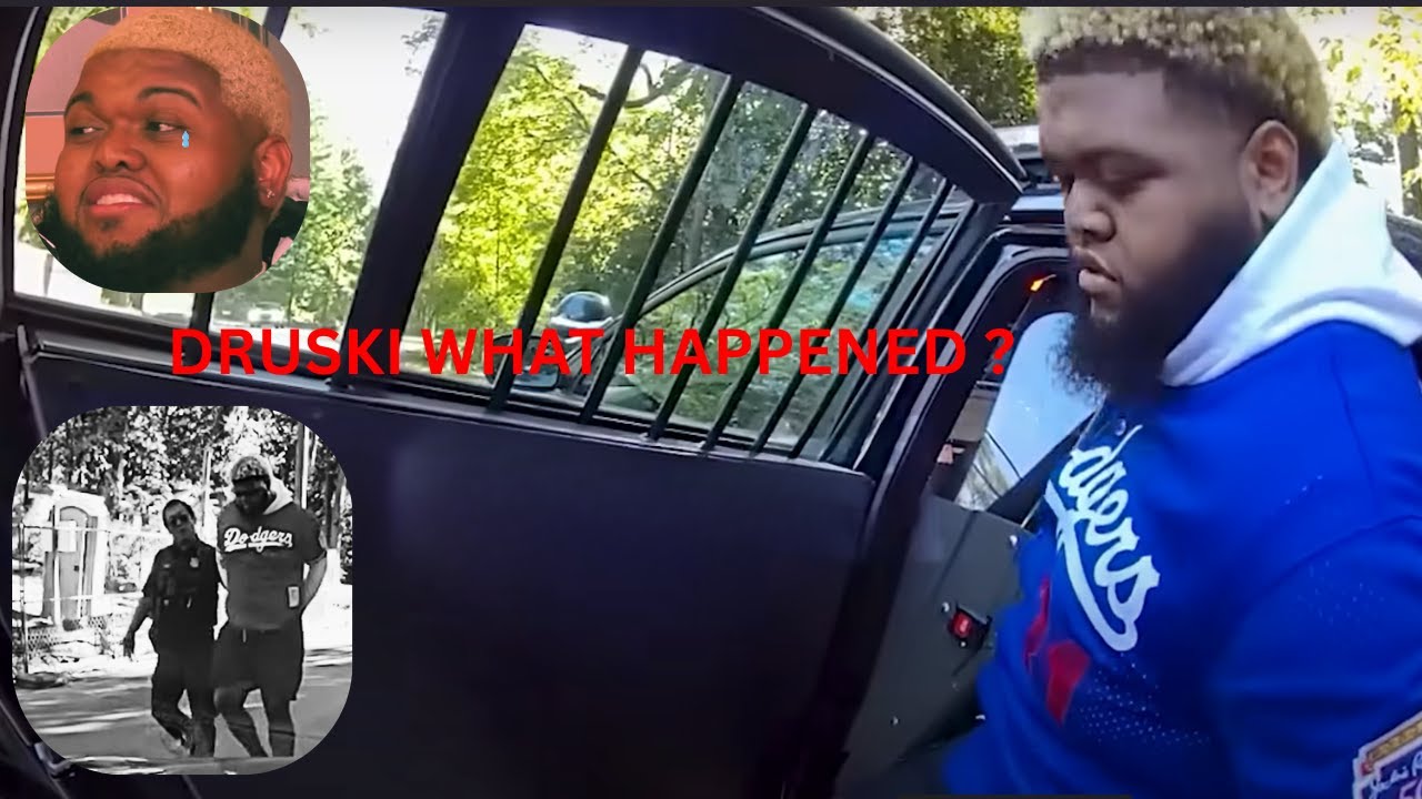 Comedian Druski ARRESTED on Camera After Skipping Court!