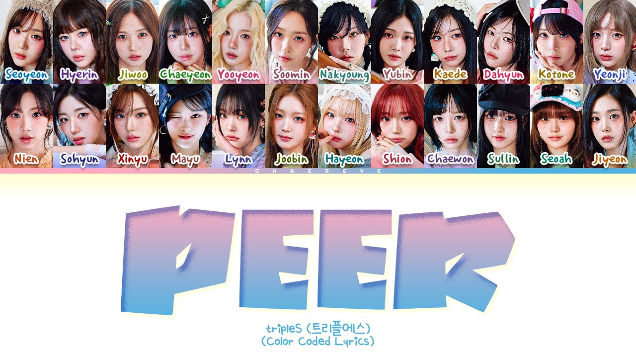 tripleS Peer Lyrics (Color Coded Lyrics)