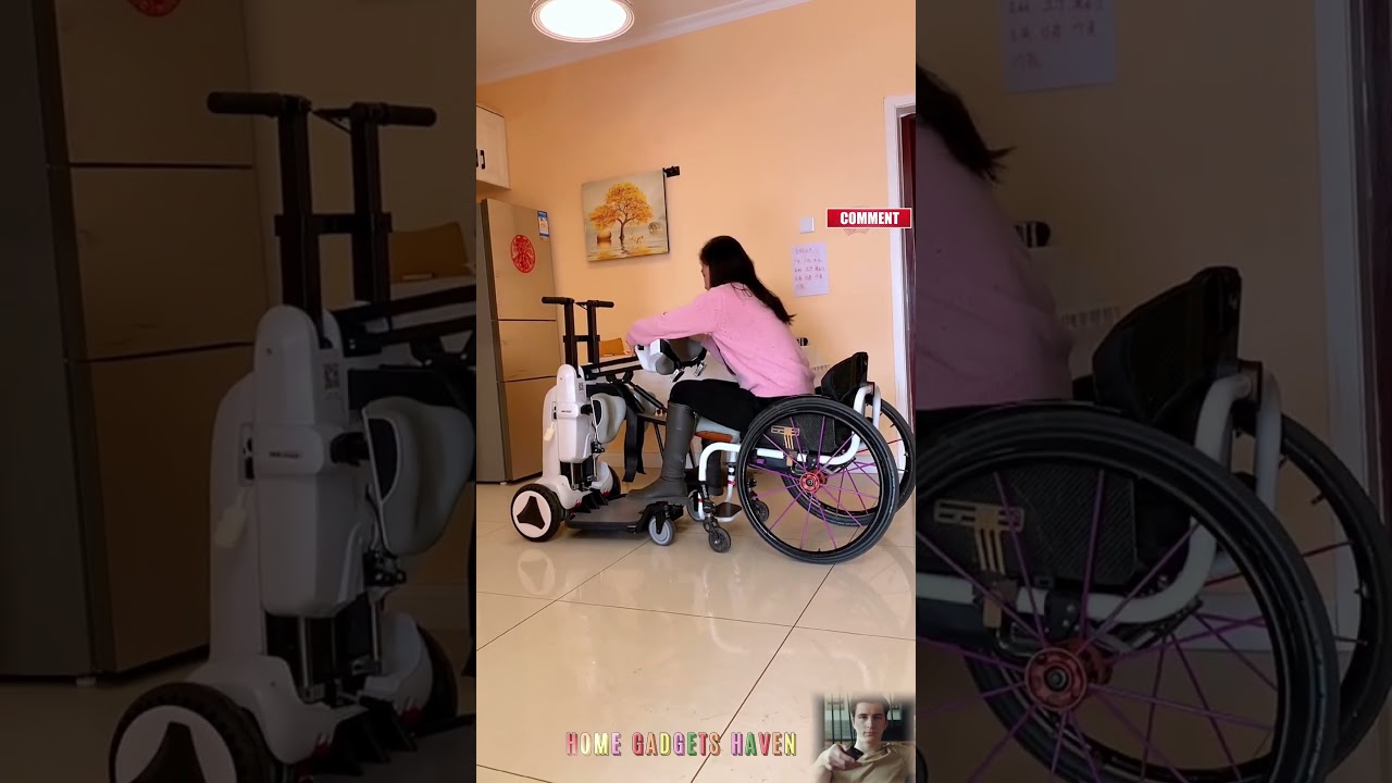 HOME GADGETS HAVEN😊Smart Mobility Aid for Standing Wheelchair #aliexpress