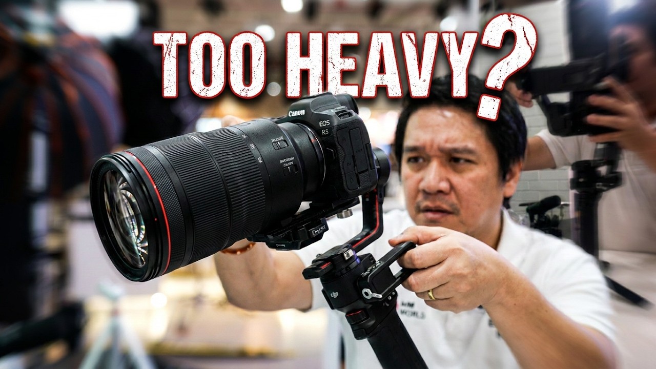 Canon 24-105mm F2.8 on DJI RS4 Pro: PERFECT BALANCE or FAIL?