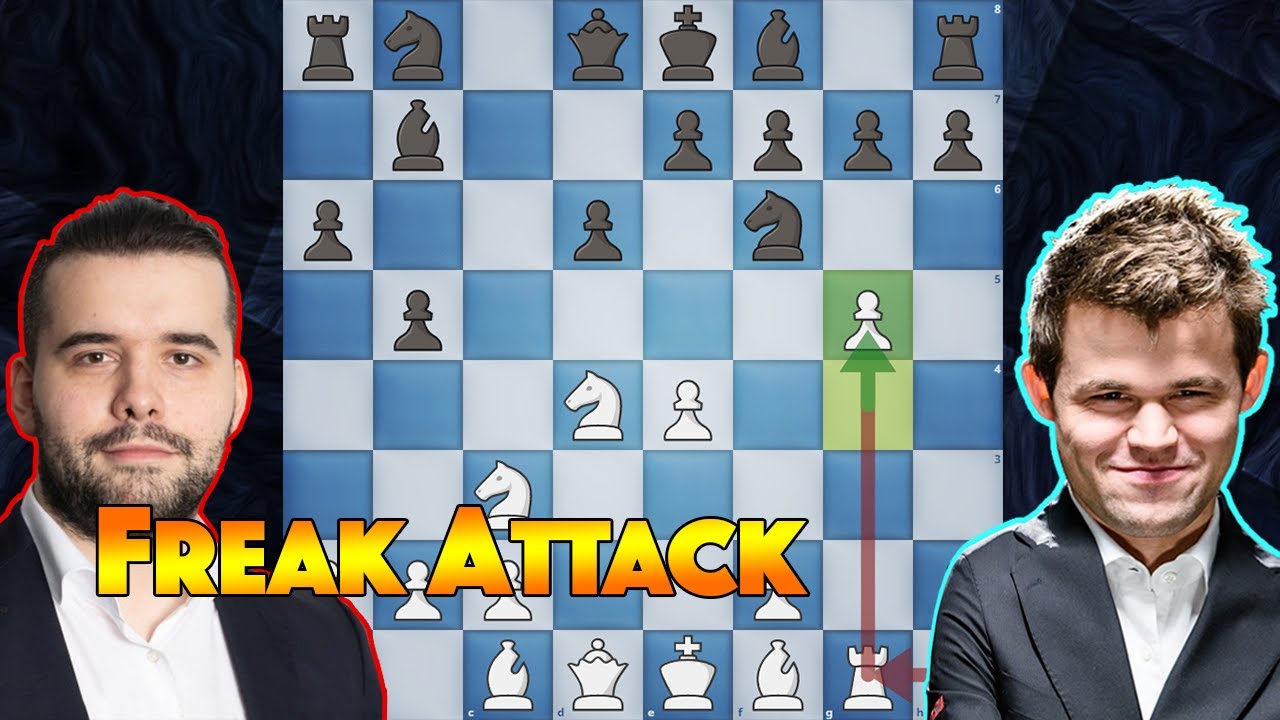 Freak Attack in Najdorf Sicilian | Nepomniachtchi vs Carlsen | Chess24 Legends of Chess 2020