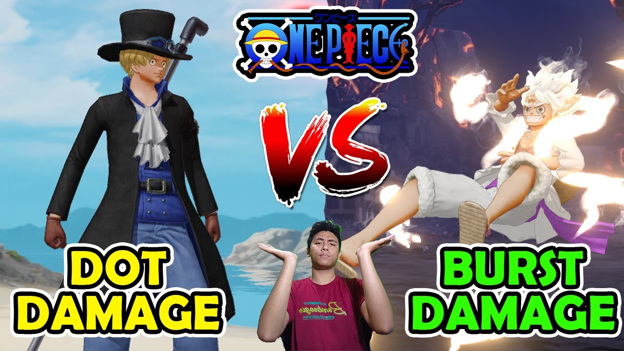 ADU COMBO TERBARU !! SABO DENGAN TEAM DoT VS LUFFY NIKA DENGAN TEAM BURST DAMAGE - SAILING TREASURE