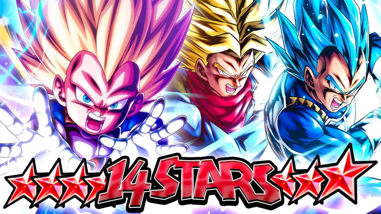 (Dragon Ball Legends) LF MINI SSJ3 VEGETA + VEGETA & TRUNKS TOGETHER BIET LIKE NUCLEAR BOMBS!