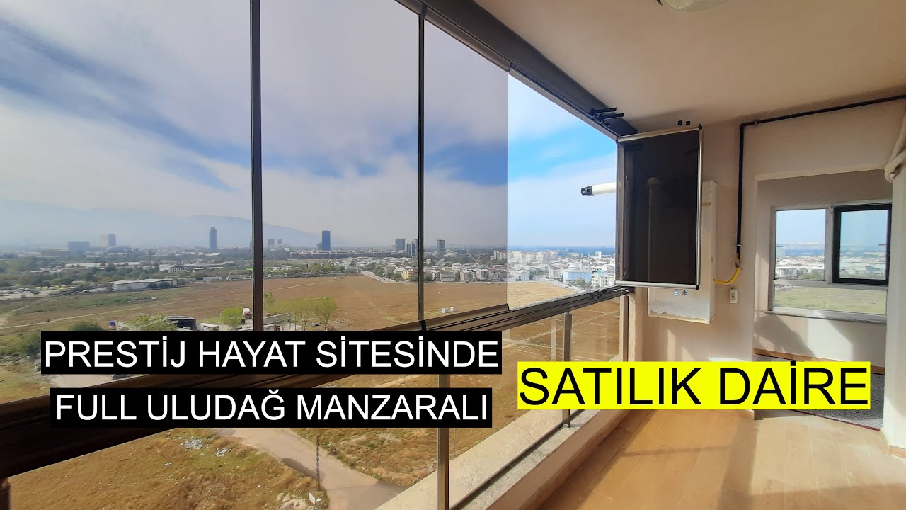 PRESTİJ HAYAT SİTESİNDE FULL ULUDAĞ MANZARALI SATILIK 3+1 DAİRE
