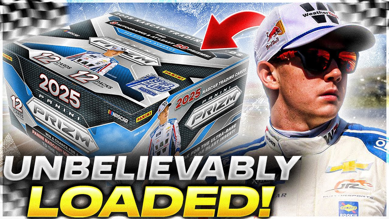 UNBELIEVABLY LOADED!! | 2025 Panini Prizm NASCAR FOTL Box Review