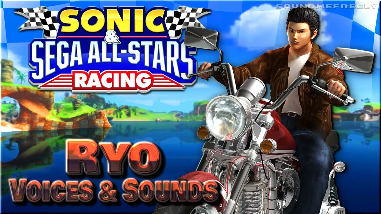 All Ryo Hazuki Voice Clips • Sonic and SEGA All-Stars Racing • Voice Lines (Corey Marshall)
