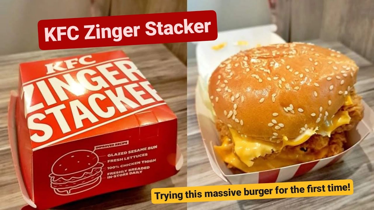 KFC Zinger Stacker Burger @ KFC Lot One Shoppers' Mall