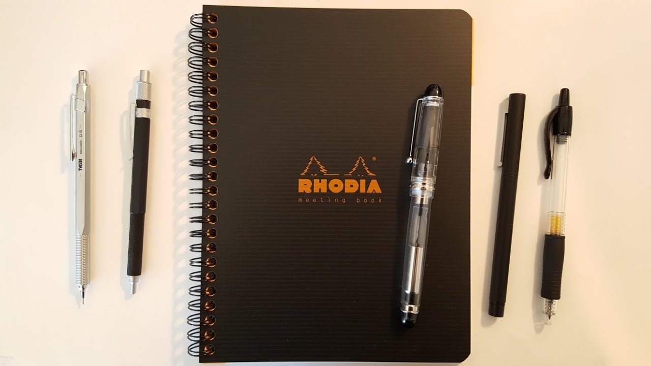 Rhodia A5+ Meeting Book