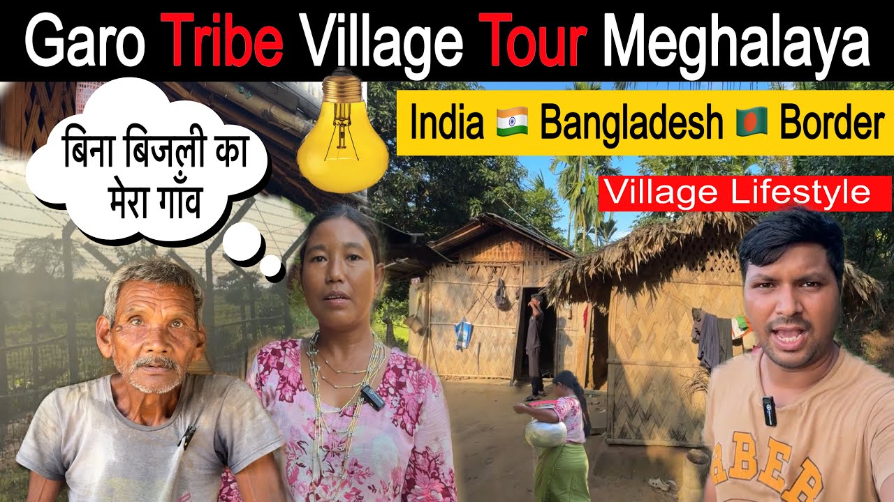 Life in a Border Village Without Electricity | India-Bangladesh Border  | Wangala Festival 2025