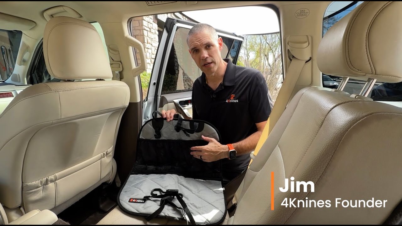 How to install your 4Knines Seat Back Organizer Kick Shield