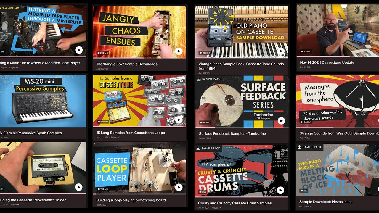 A Treasure Trove of DIY Audio Projects | Experimental Music Production Tutorials