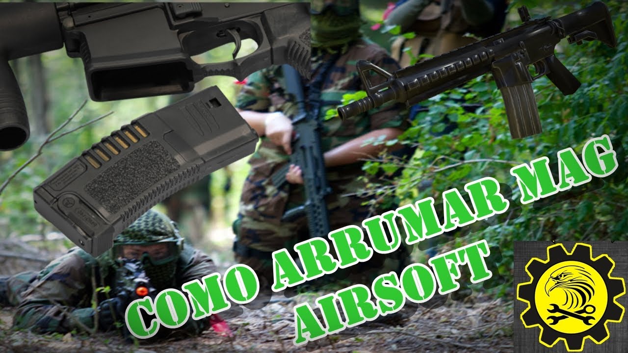 Como consertar Magazine Aeg Airsoft M4 e M16