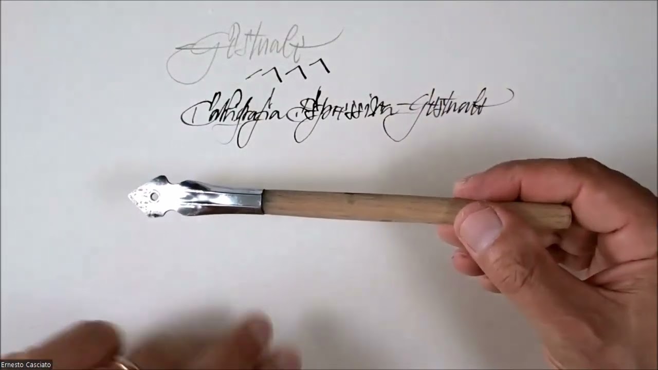 Calligrafia Gestuale Espressiva - Ernesto Casciato - Circolo Stilografico Romano