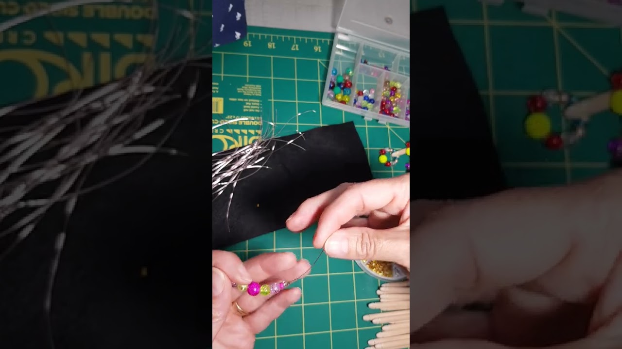 How to spangle a lace bobbin