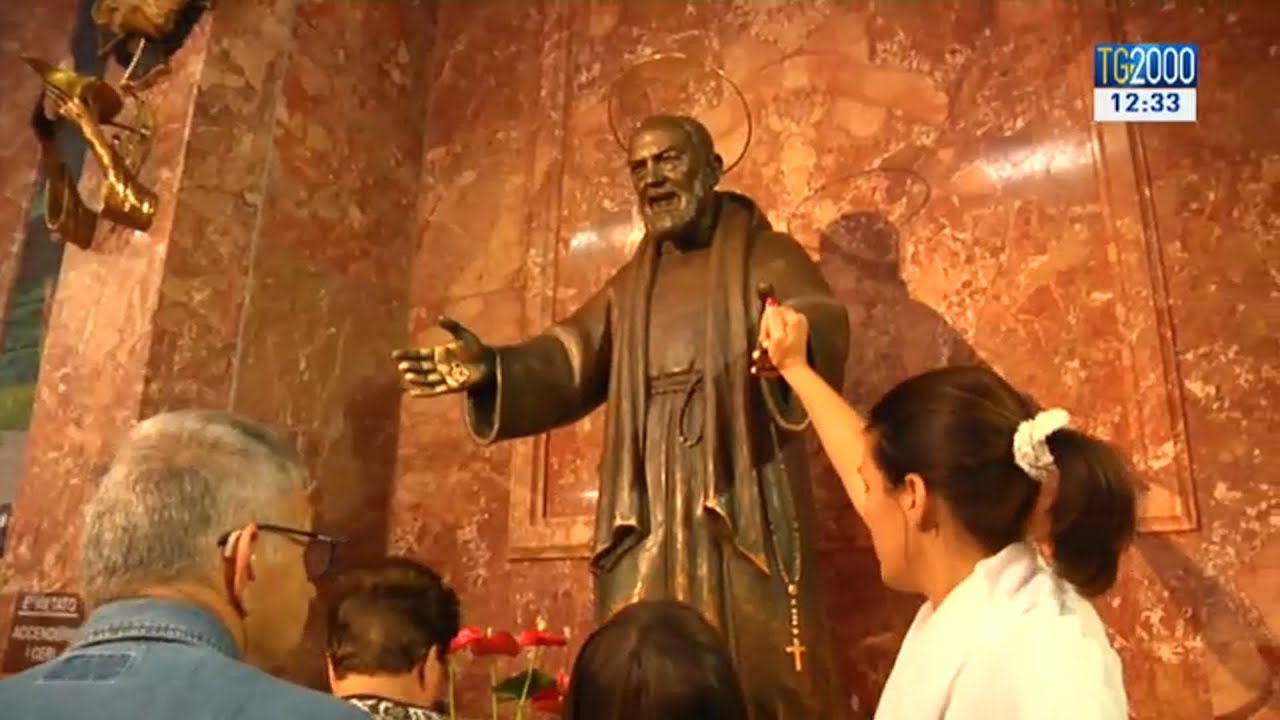 Il premier Giuseppe Conte a San Giovanni Rotondo per il 50° anniversario della morte di Padre Pio