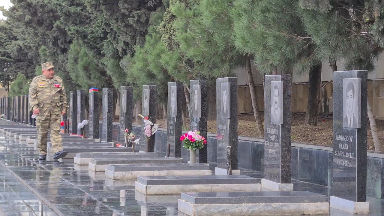 Qarabağ azad olundu. Şəhidlər Xiyabanı ziyarəti. 1 - ci Qarabağ müharibəsi qazisi - Mehman Kərimov
