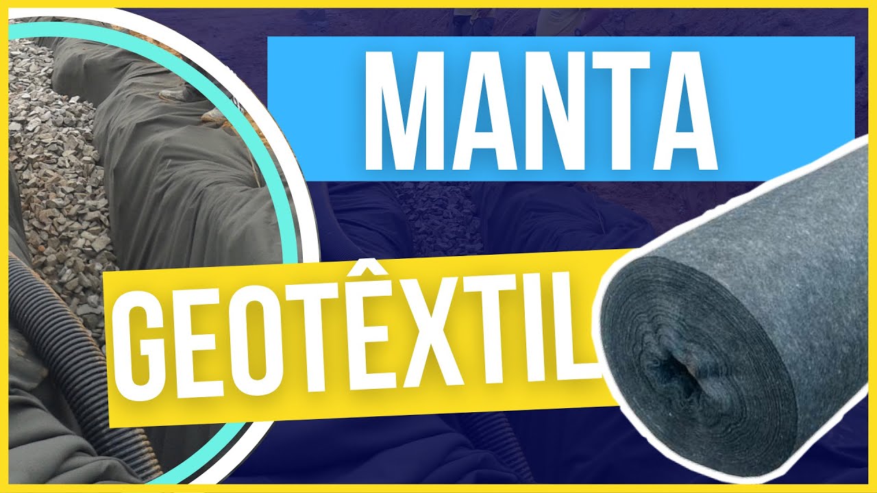 Manta de Drenagem Geotêxtil Bidim - O que é? Para que serve? | Drenagem, jardim, lago, solos.