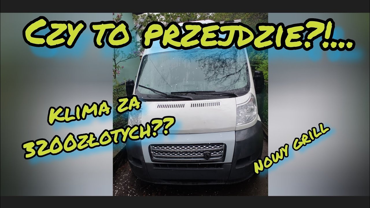 12V Klimatyzacja z CHIN i wycieczka po kamperze  PEUGEOT BOXER Campervan
