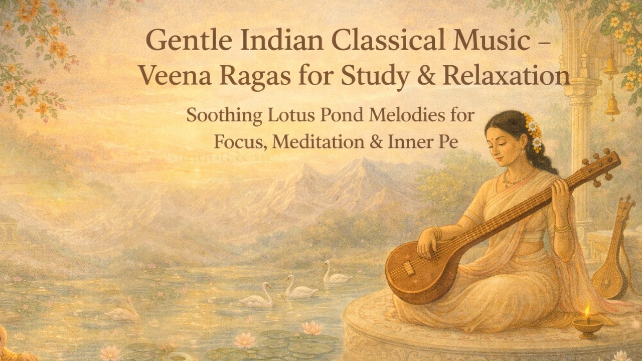 Calm Sitar Ragas for Focus & Study | Gentle Indian Classical Instrumental for Relaxation
