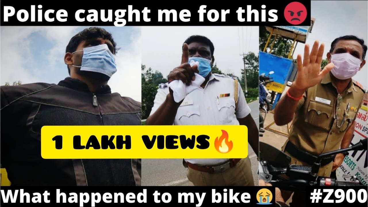 What happened to my bike😰?? | Police caught me for this😭 | Ooty Ride | Part-1 | #z900 #superbikes