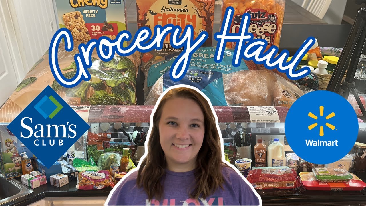 🌟SAM&rsquo;S CLUB STOCK UP + Weekly Groceries & Meal Plan