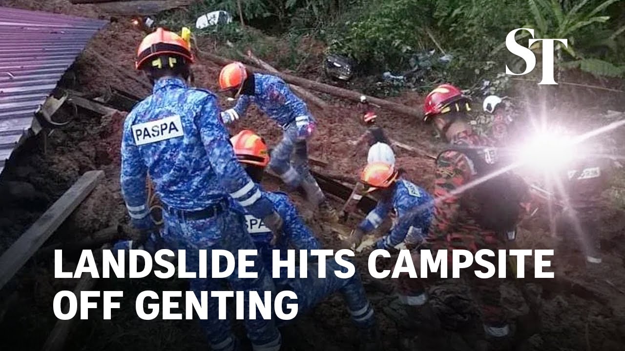 Landslide hits campsite off Genting, 37 rescued with over 60 victims still trapped | The Star/ANN