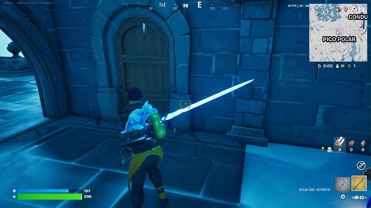Jugando con la espada del infinito Fortnite OG temporada 7