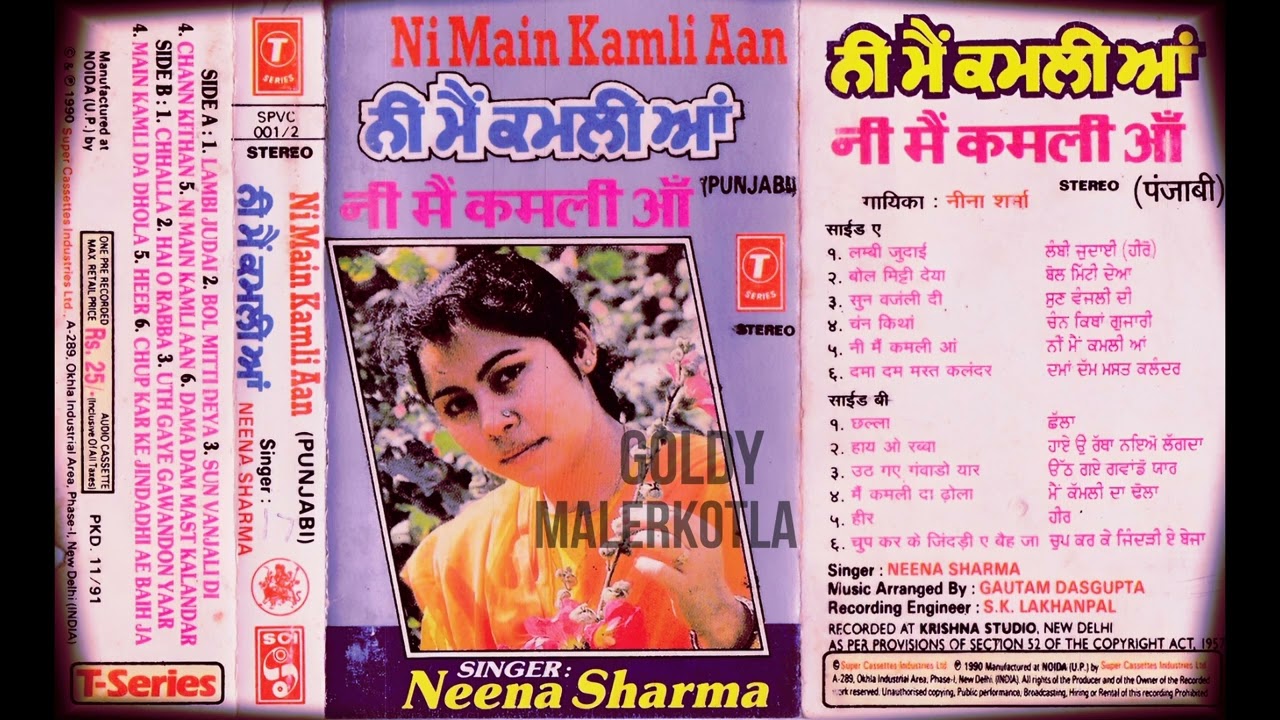 ਸੁਣ ਵੰਝਲੀ ਦੀ ਮਿੱਠੜੀ  ਤਾਣ ਵੇ  - Sun Wanjhli Di Mithdi Taan Ve - (Cassette Rip ) 1991