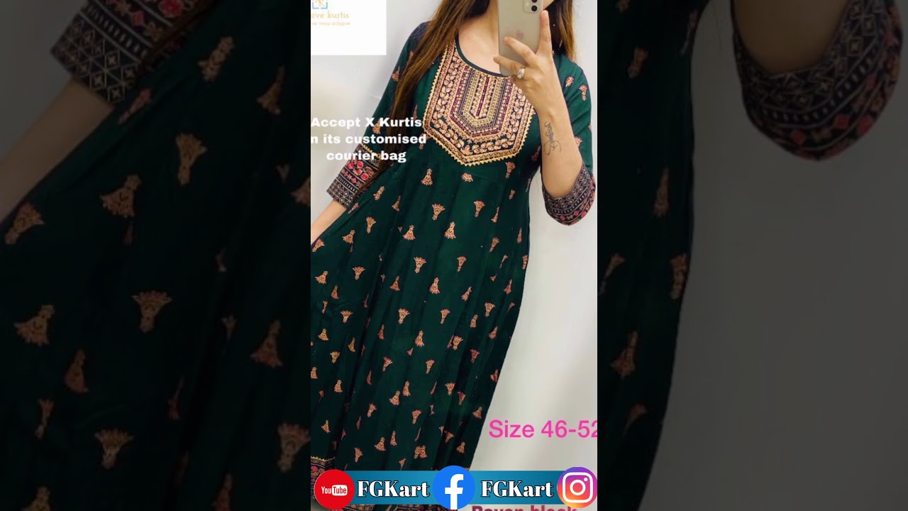 Latest Kurti Design 2021 | Designer Kurti | Rayon Kurti | Rayon Kurti Design 2021 | #fgkart