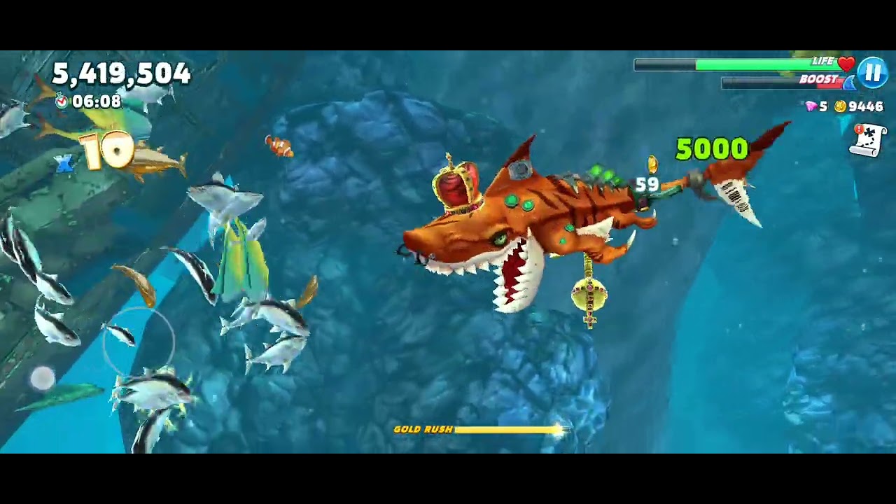 MY FIRST !! HUNGRY SHARK WORLD PART 7