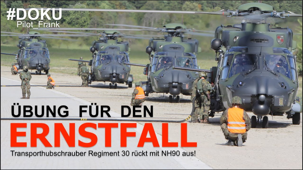 Transporthubschrauber Regiment 30 übt für den Ernstfall | NH90 DOKU