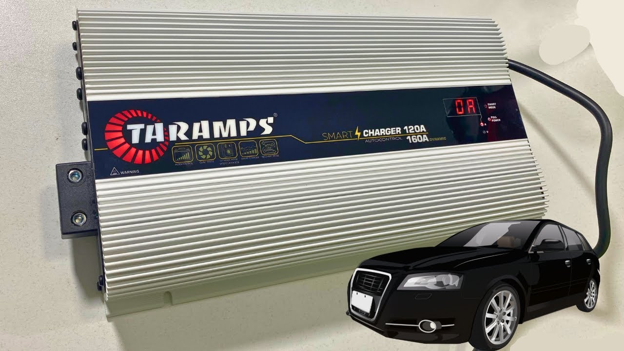 TARAMPS A MELHOR FONTE AUTOMOTIVA DO BRASIL SMART CHARGER 120A/160A