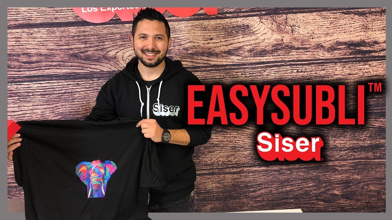 EasySubli de Siser, el vinil textil que te permite estampar telas oscuras de algodón en sublimación!