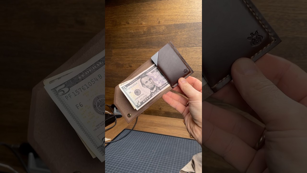 “Coil” leather cardholder is being made💳💵 