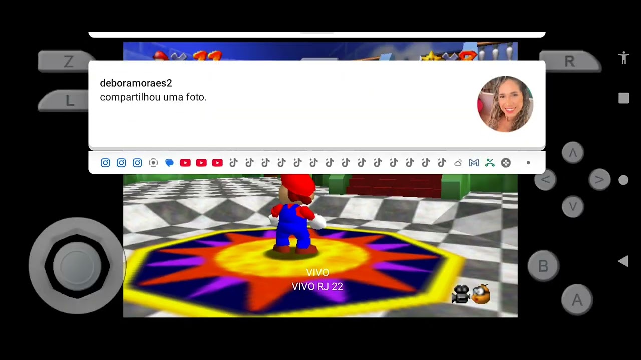 Eu voltei a jogar super mario 64 odeyssy 