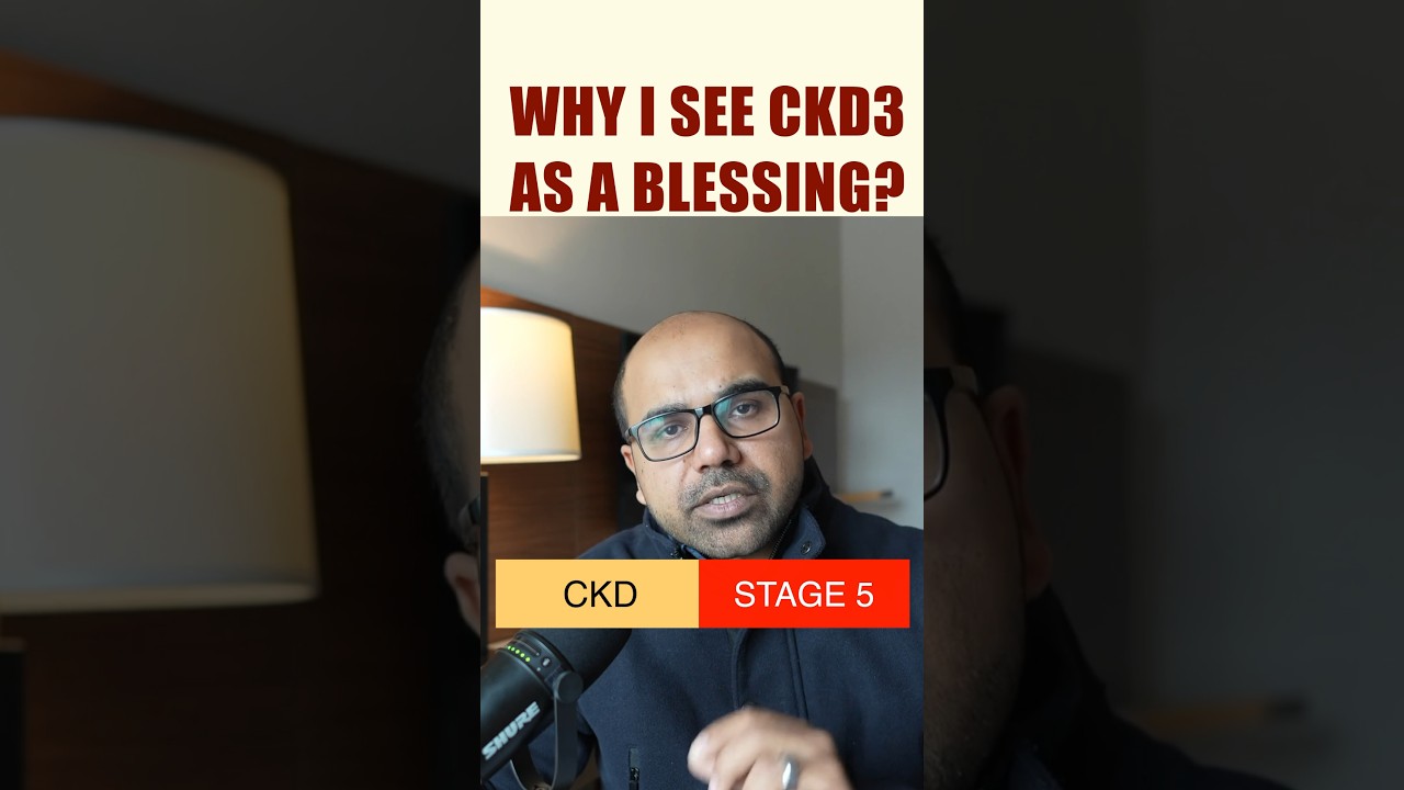 CKD 3 is a blessing if you look at it this way. #kidneydisease #ckd #kidneyhealth