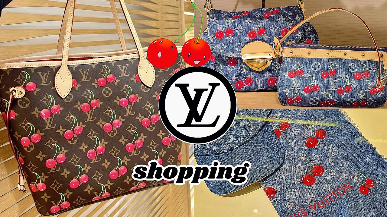 what's NEW at LV? 🍒 LV x MURAKAMI NEVERFULL 🍒 LV SUNSET DENIM CHERRY 🍒 LV POCHETTE ACCESORIES DENIM