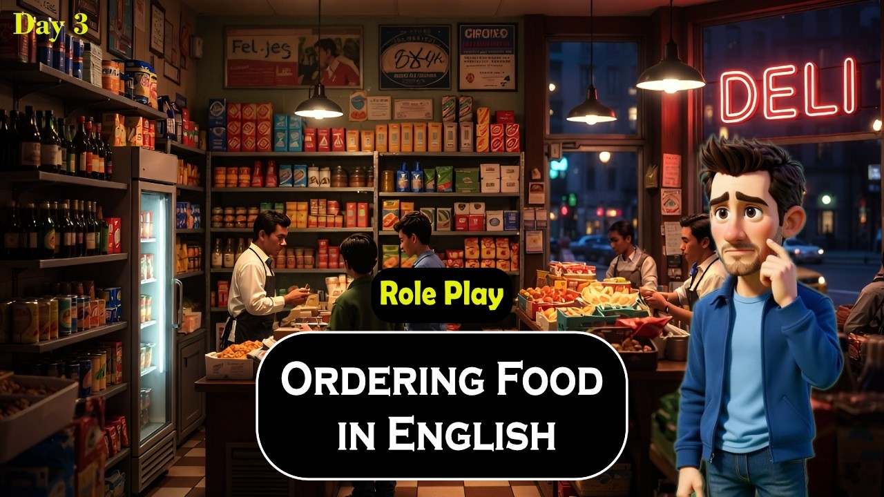 Day 3: Ordering Food in English – The Late Night Deli