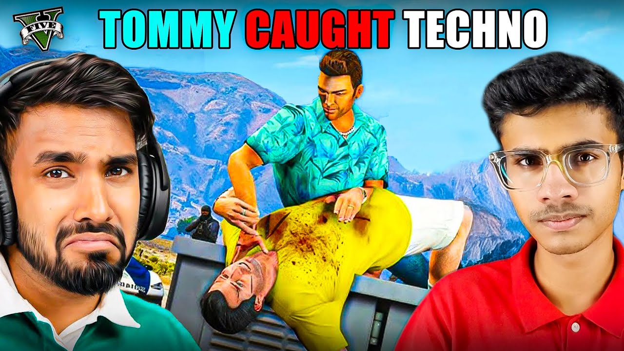 Tommy and Ken Attacked Techno Gamerz In GTA 5 Real Life!