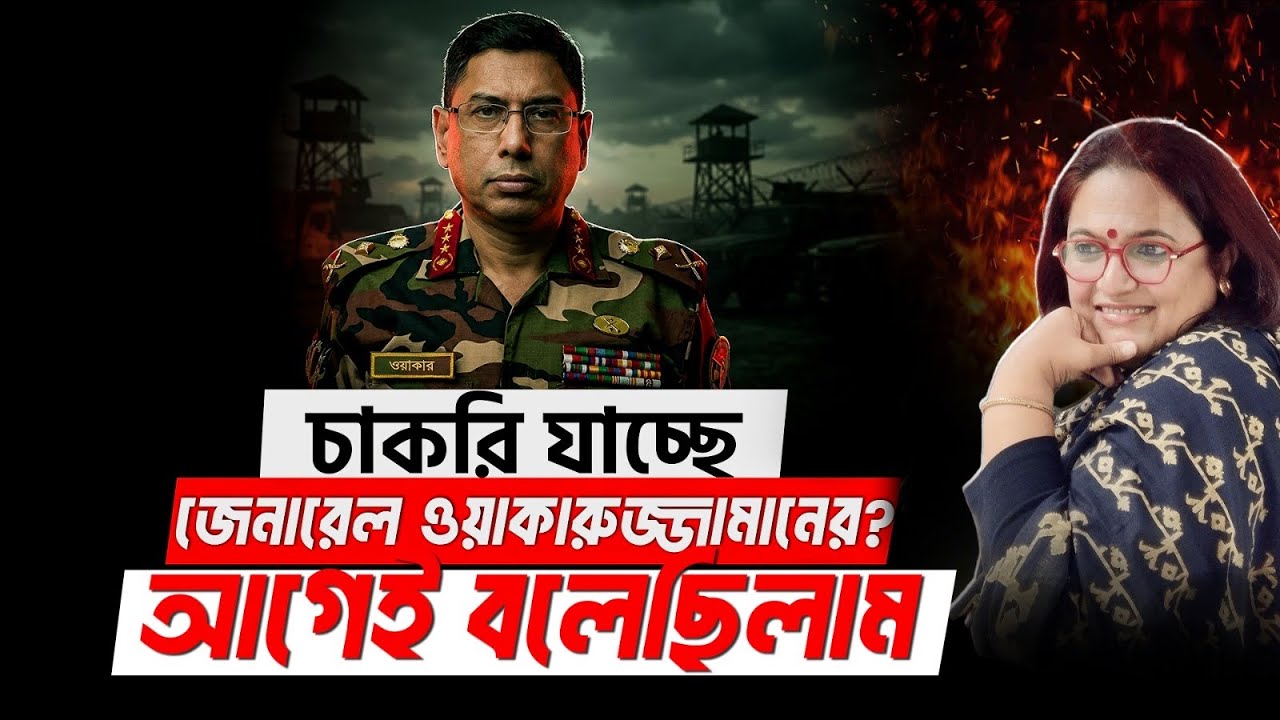 আগেই বলেছিলাম 'চাকরি যাচ্ছে জেনারেল ওয়াকারুজ্জামানের' 