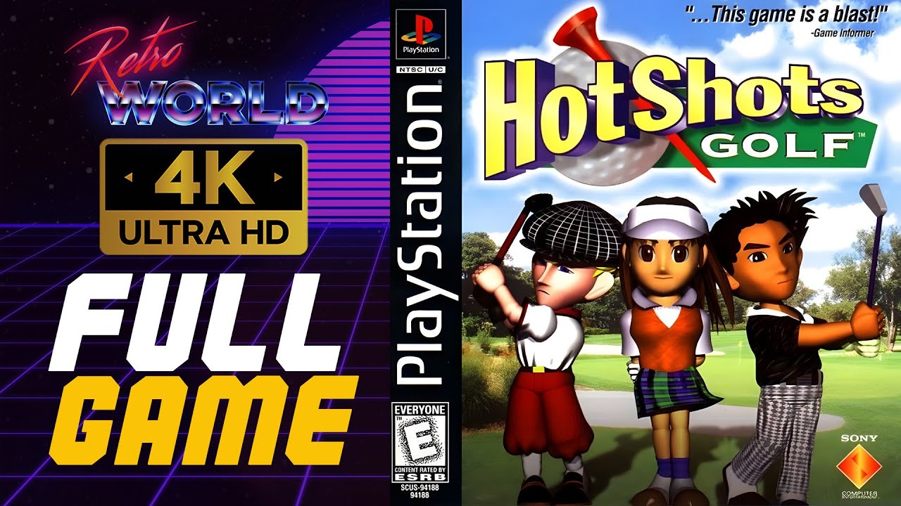 Hot Shots Golf (PS1) | 100% Longplay | No Commentary 4K