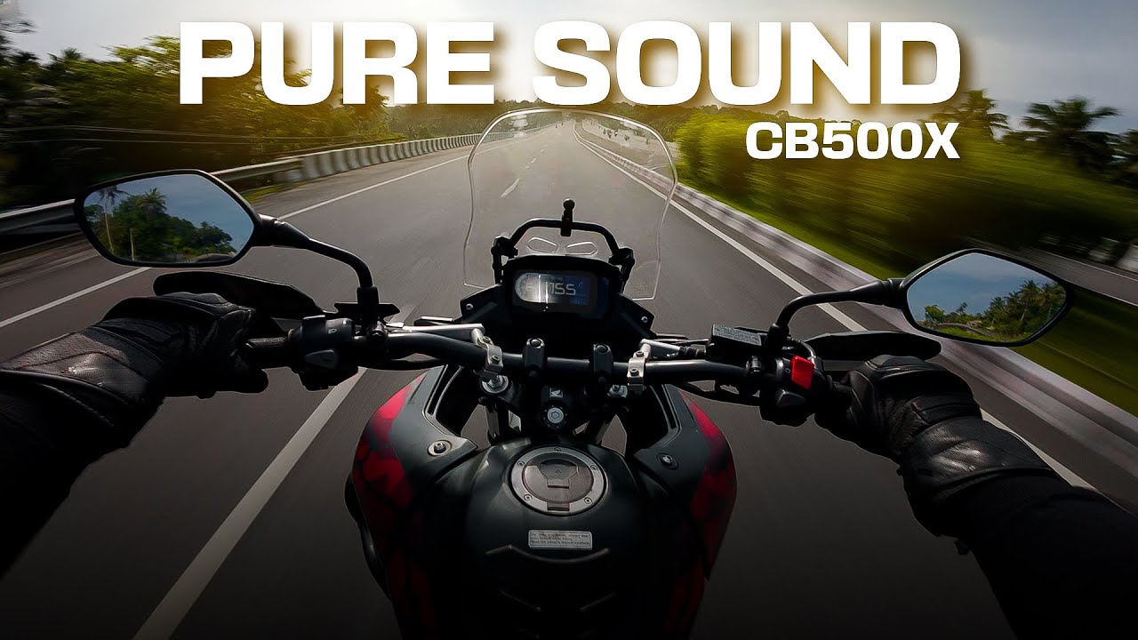 Honda CB500X Pure Riding Sound  | DJI ACTION 5 PRO | 4K