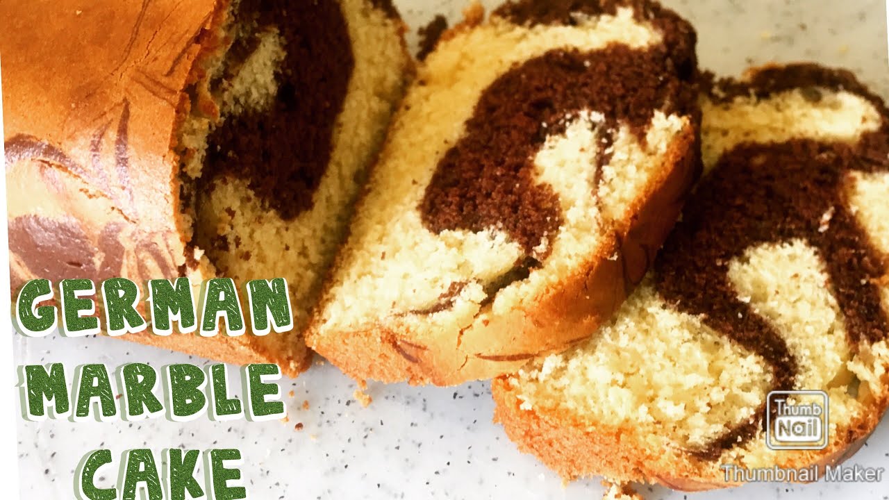 Marble Cake Recipe / Chocolate Marble German Cake |Easy & Super Soft Cake Recipe