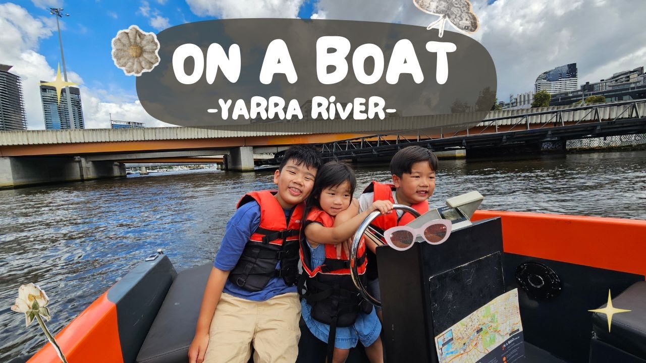 On a Boat (Yarra River)